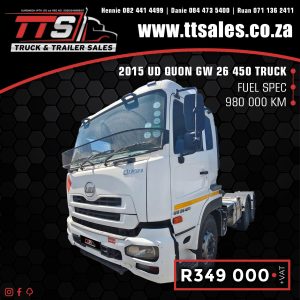 2015 UD QUON GW 26 450 TRUCK TRACTOR