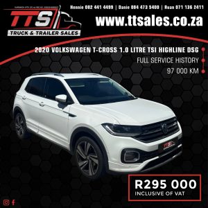 2020 VOLKSWAGEN T-CROSS 1.0 LITRE TSI HIGHLINE DSG