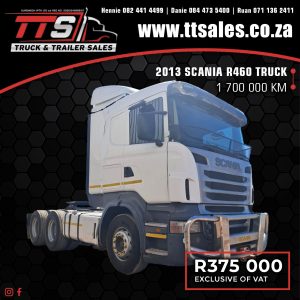 2013 SCANIA R460 TRUCK TRACTOR