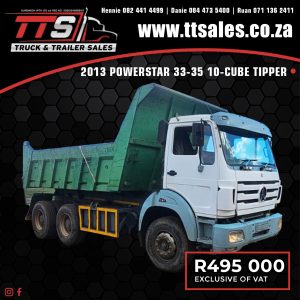 2013 POWERSTAR 33-35 10-CUBE TIPPER