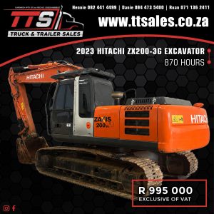 2023 HITACHI ZX200-3G EXCAVATOR