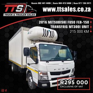 2016 MITSUBISHI FUSO FE8-150 TRANSFRIG MT300I UNIT